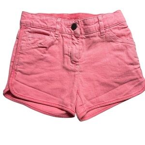 Stella McCartney Kids Pink High-Waisted Denim Shorts size 4